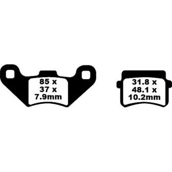 BRAKE PAD EBC FA416R