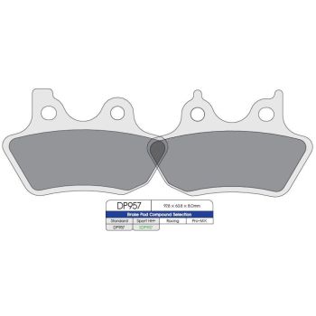 BRAKE PAD DP SDP957HH