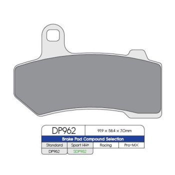 BRAKE PAD DP SDP962HH