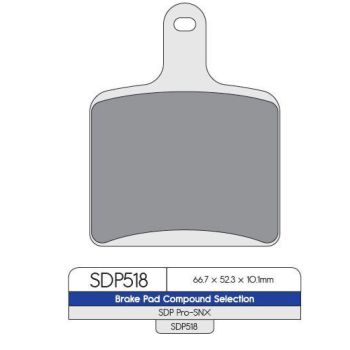 BRAKE PAD SNOW SDP518SNX