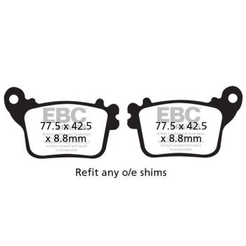 BRAKE PAD SEMI-SINTER TOURING