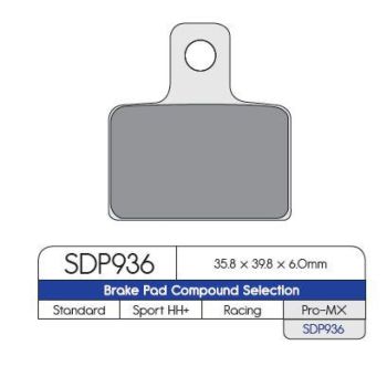 BRAKE PAD SINTRD SDP936MX