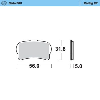 BRAKE PAD SINTER RACING