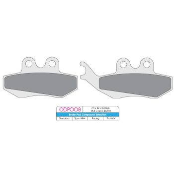 BRAKE PADS ORG DP ODP008