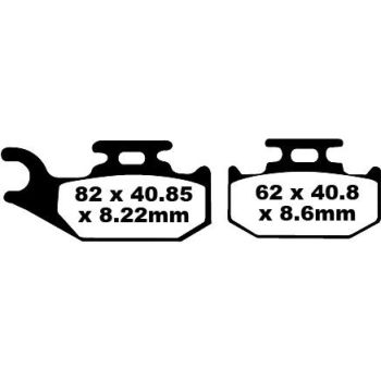 Piduriklotsid EBC FA414TT