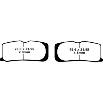 BRAKE PAD EBC ST FA474