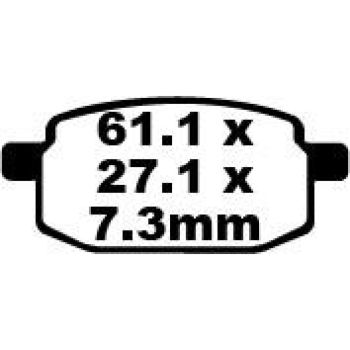 BRAKE PAD EBC SFA169