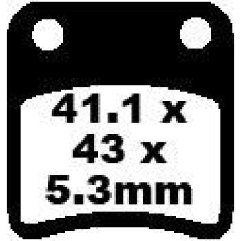 BRAKE PAD EBC SFA257/2