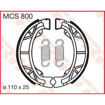 BRAKE SHOES TRW MCS800