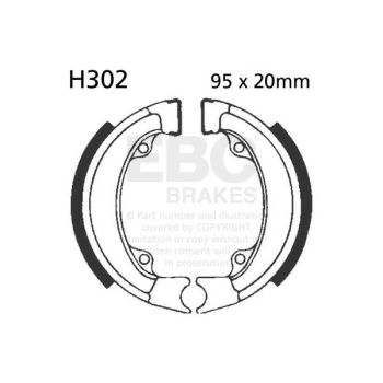 BRAKE SHOE GROOVED