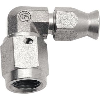 90 DEG FEM HOSE END -2 SS