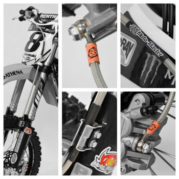 BRAKE LINE FRONT YAM YZ 8