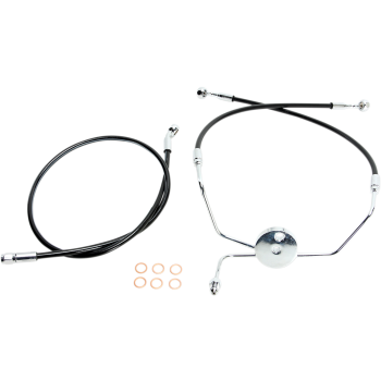 LINE BRAKE FRONT XR BLK