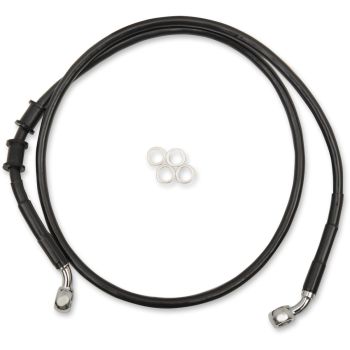 FRT BRAKE LINE XL BK +4