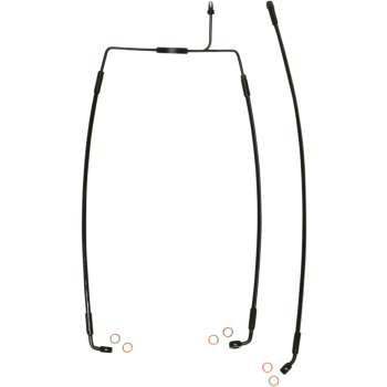 LINE BRAKE FRONT XR BLK