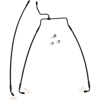 LINE BRAKE FRONT XR BLK