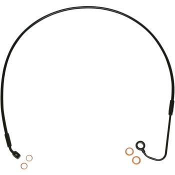 LINE BRAKE MID UPR XR BLK