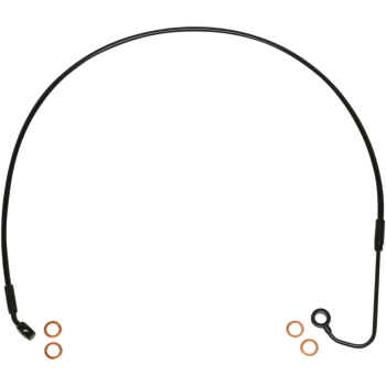 LINE BRAKE MID UPR XR BLK