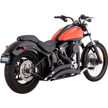 EXHAUST BIG RADIUS MATTE BLK 8