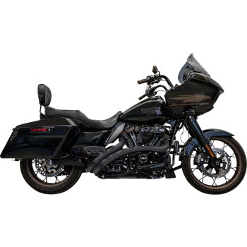 Exhaust Sweeper Black w/slotte