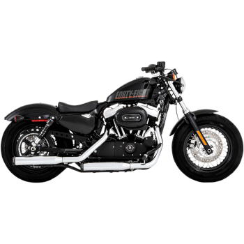 MUFFLER 3" XL 14-UP CH/BK