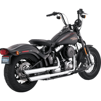 MUFFLERS 3 TWIN SLASH CHROME