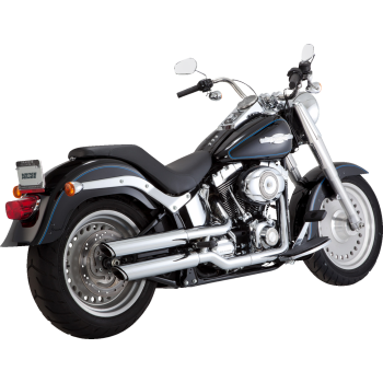 MUFFLERS 3 TWIN SLASH CHROME