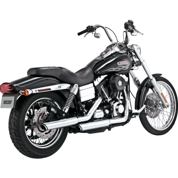 MUFFLERS 3 TWIN SLASH CHROME