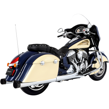 MUFFLER 4" INDIAN 14-UP CH/BK