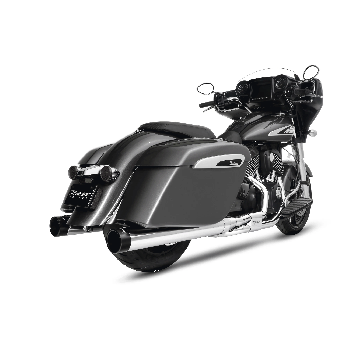 MUFFLER DBX 4 INDIAN CH/BK