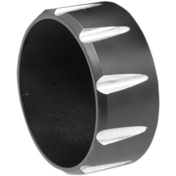 ENDCAP 3 S/O FLUTED BLK