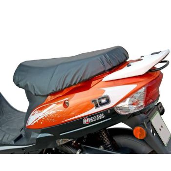 seat cover removable, waterproof, black in color for scooters
