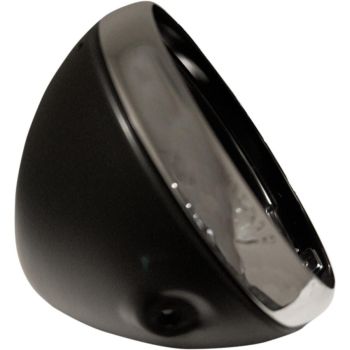 H/LAMP LUCAS 7" SHELL BLK