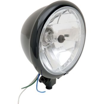 "HEADLIGHT 5.75"" SPRGR BLK"