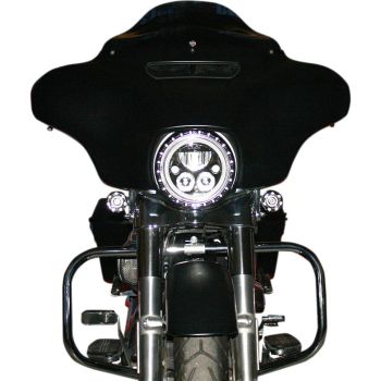 TRIM HALO BLK 06-13FLHT