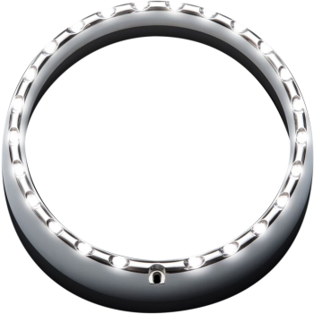 TRIM HALO 06-13 CHR WHT