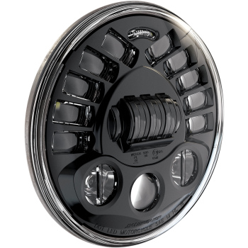 HEADLIGHT ADAP2 BLK 7"