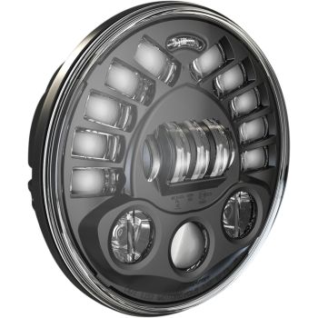 HEADLIGHT ADAP2 PED BK 7"