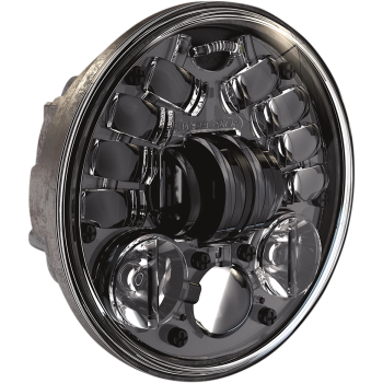 HEADLIGHT ADAP2 BLK 5.75"