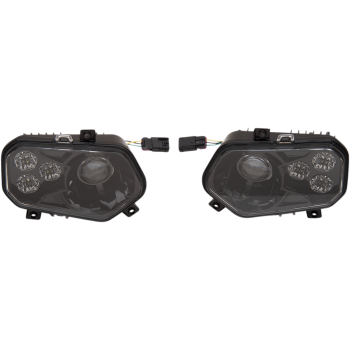 LED HEADLIGHT RZR800/9 BK