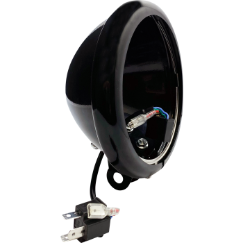 SHELL HEADLGHT 5.75 BLK