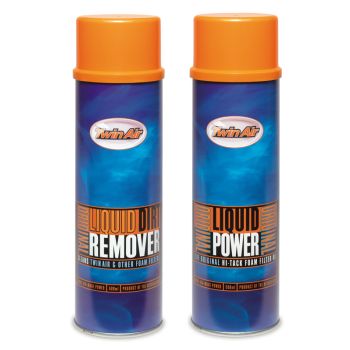 Twin Air Liquid Power Spray + Liquid Dirt Remover Spray Pak (2x500ml)