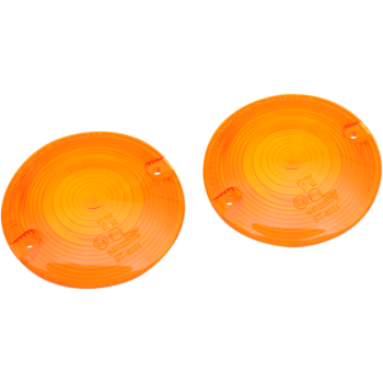 LENS T/S FLHT AMBR DOT
