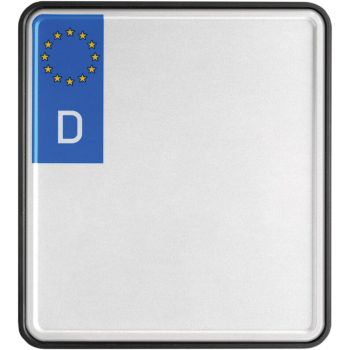 LICENSE PLATE FRAME BK