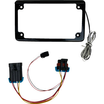 FRAME LICENSE PLATE W/ TAG LIG