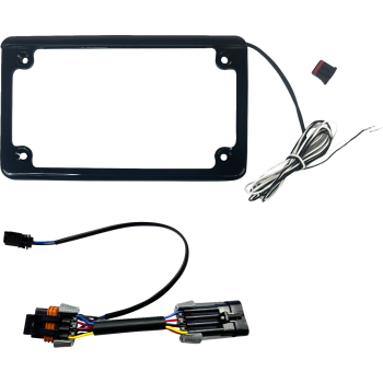LICENSE PLATE FRAME SXS RZR BL