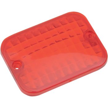 LENS REPL RECTANGULAR RED