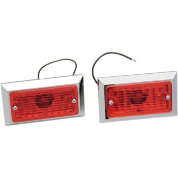 MARKER LIGHT SNGL RED 2PK