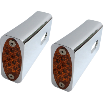 MARKER LED CHR AMBER ST