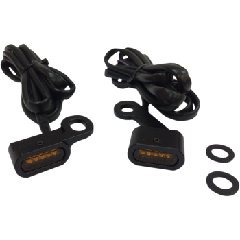 LIGHTS MRKR BLK AMBR XL